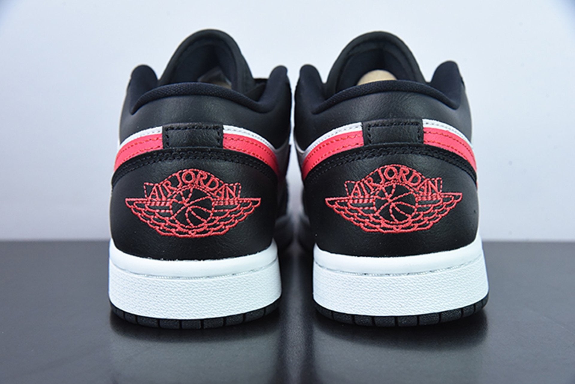 Air Jordan 1 Low Black Siren Red