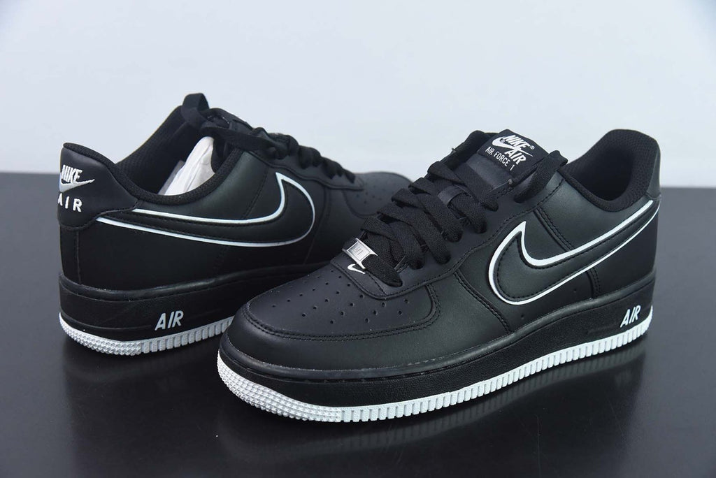 Air Force 1 Low 07 Black White Sole