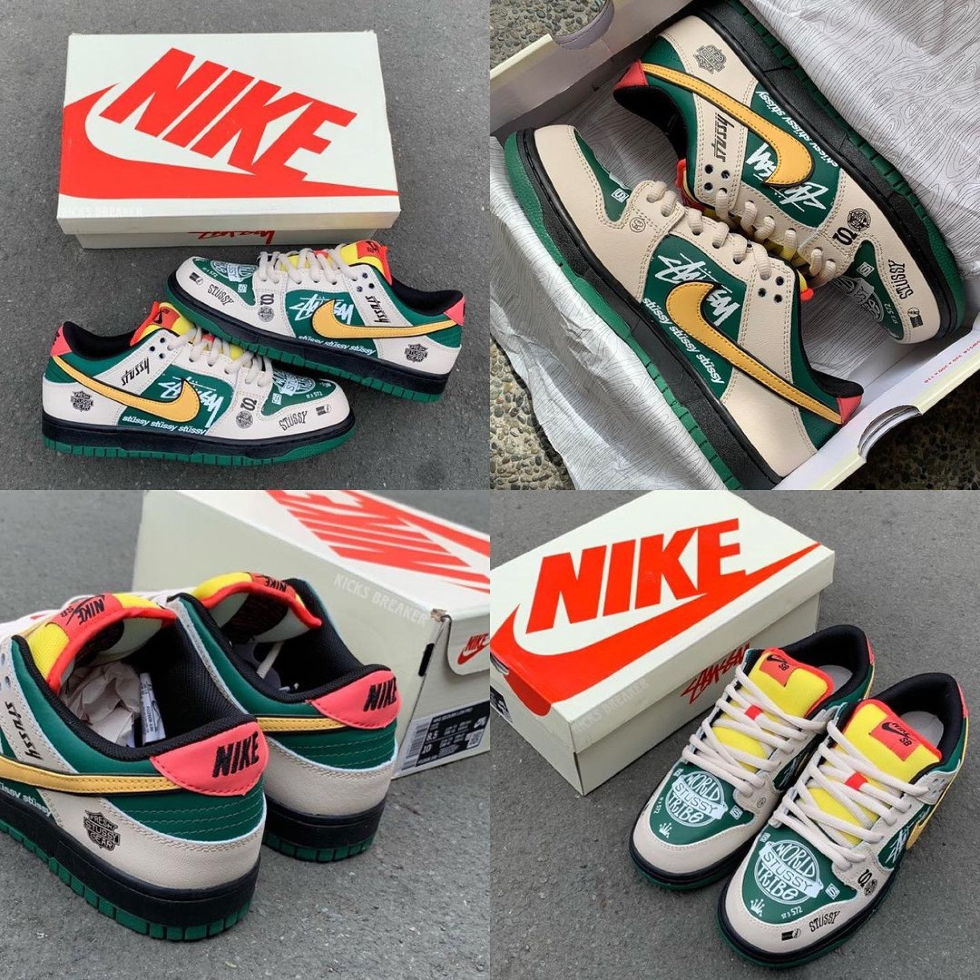 SB Dunk x Stussy