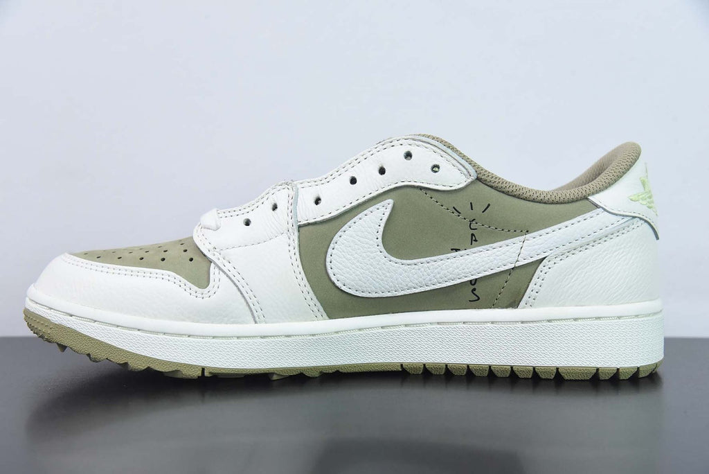 Air Jordan 1 Retro Low Golf Travis Scott Neutral Olive