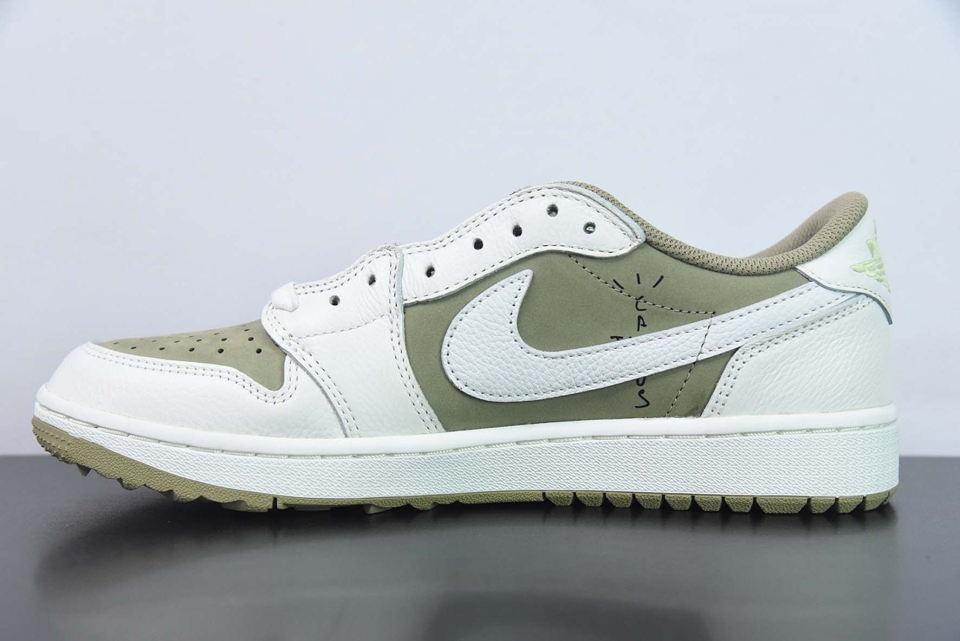 Air Jordan 1 Retro Low Golf Travis Scott Neutral Olive