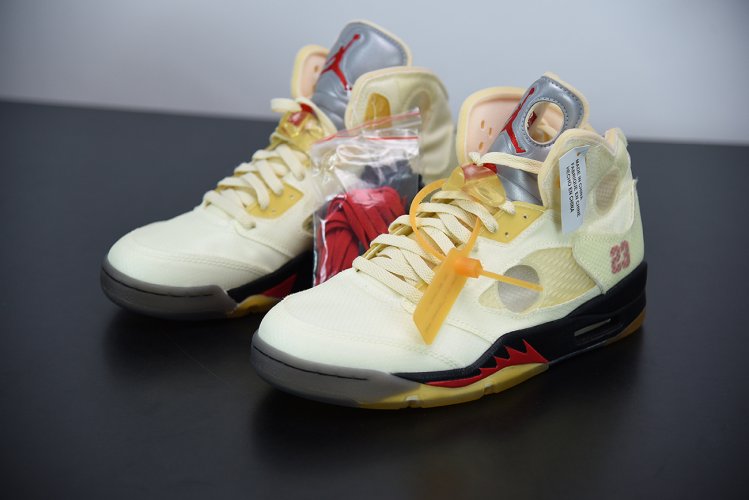 Air Jordan 5 Retro Off-White Sail