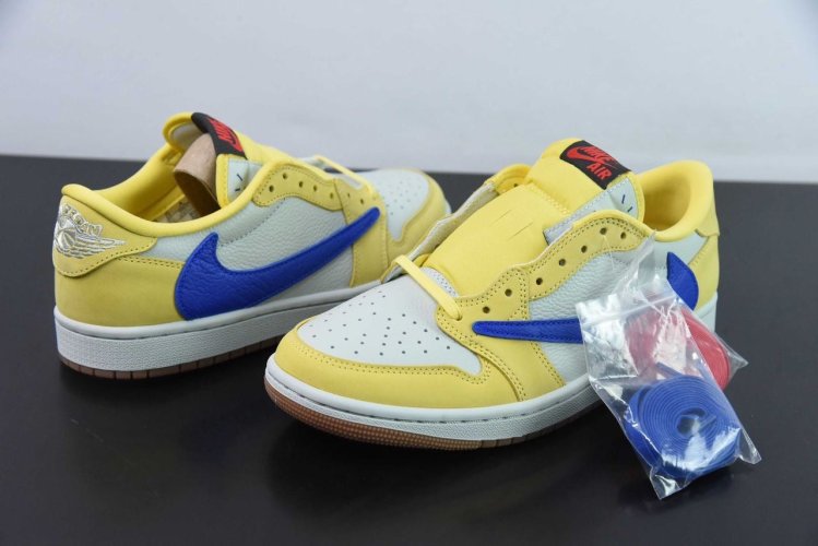 Travis Scott x Air Jordan 1 Low OG Canary