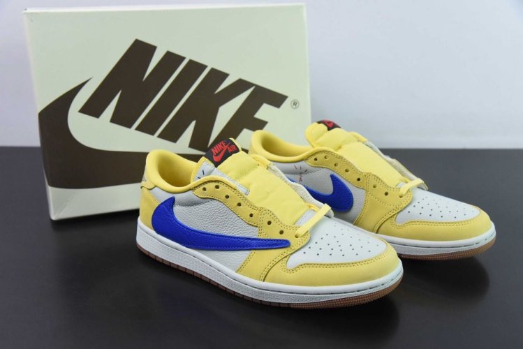 Travis Scott x Air Jordan 1 Low OG Canary