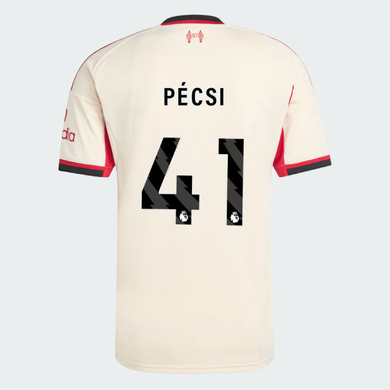 Liverpool 2025-26 PÉCSI 41 Home Jersey – Red