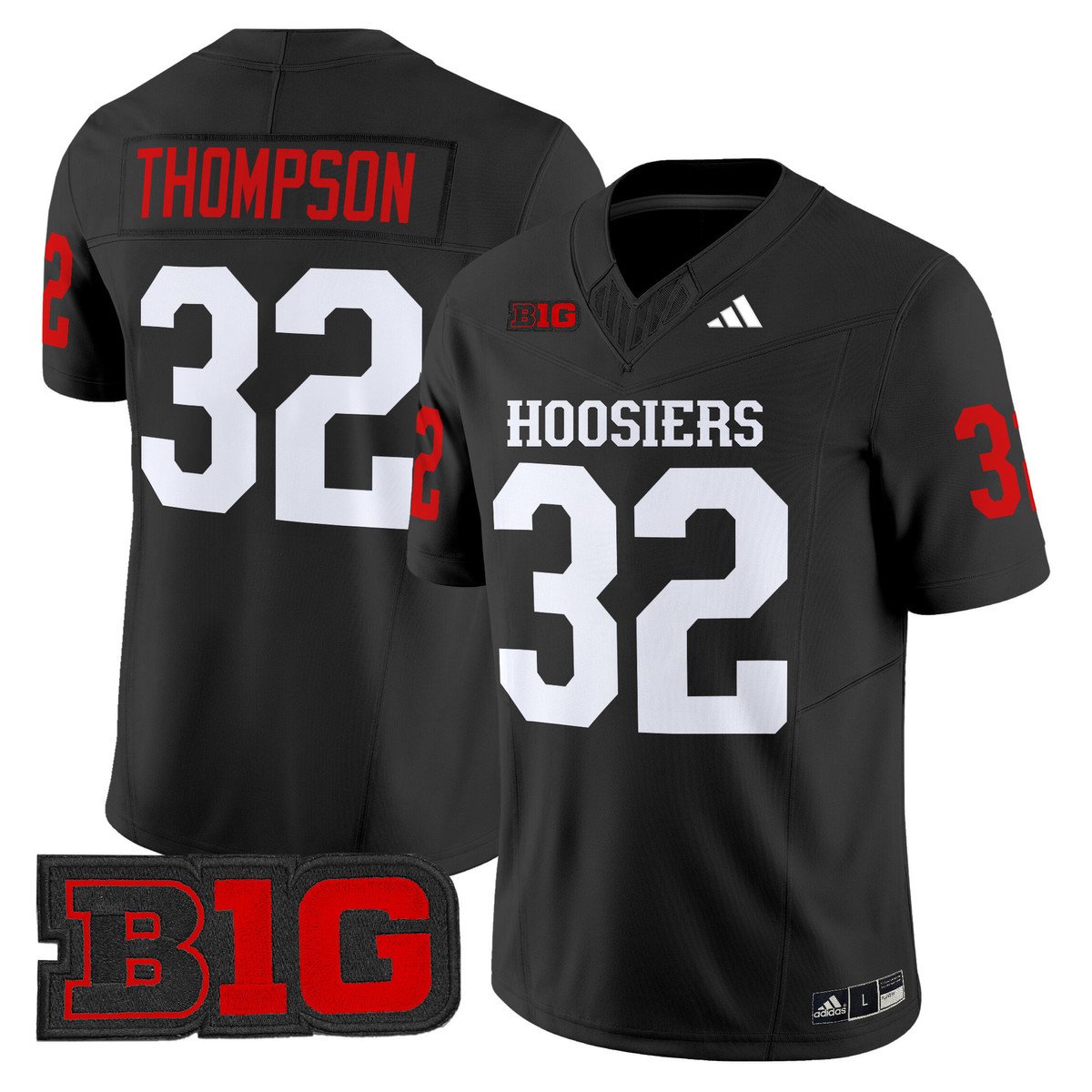 Anthony Thompson Jersey #32 Indiana Hoosiers 2025 Limited Stitched Black
