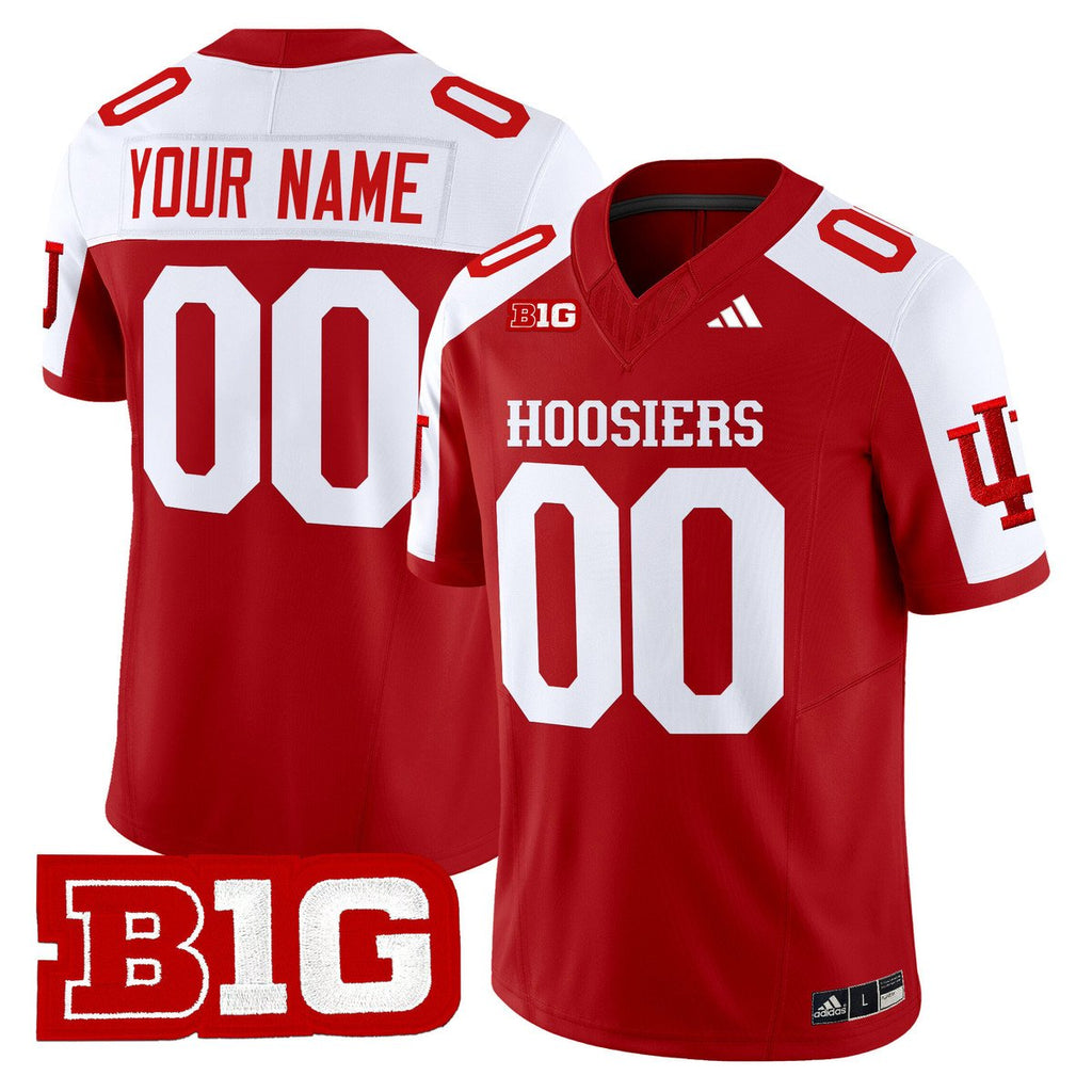 Custom Indiana Hoosiers Jersey Name, Number 2025 Limited Stitched Crimson Alter